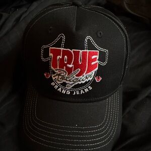 True Religion Brand Jeans BLACK EMB HAT